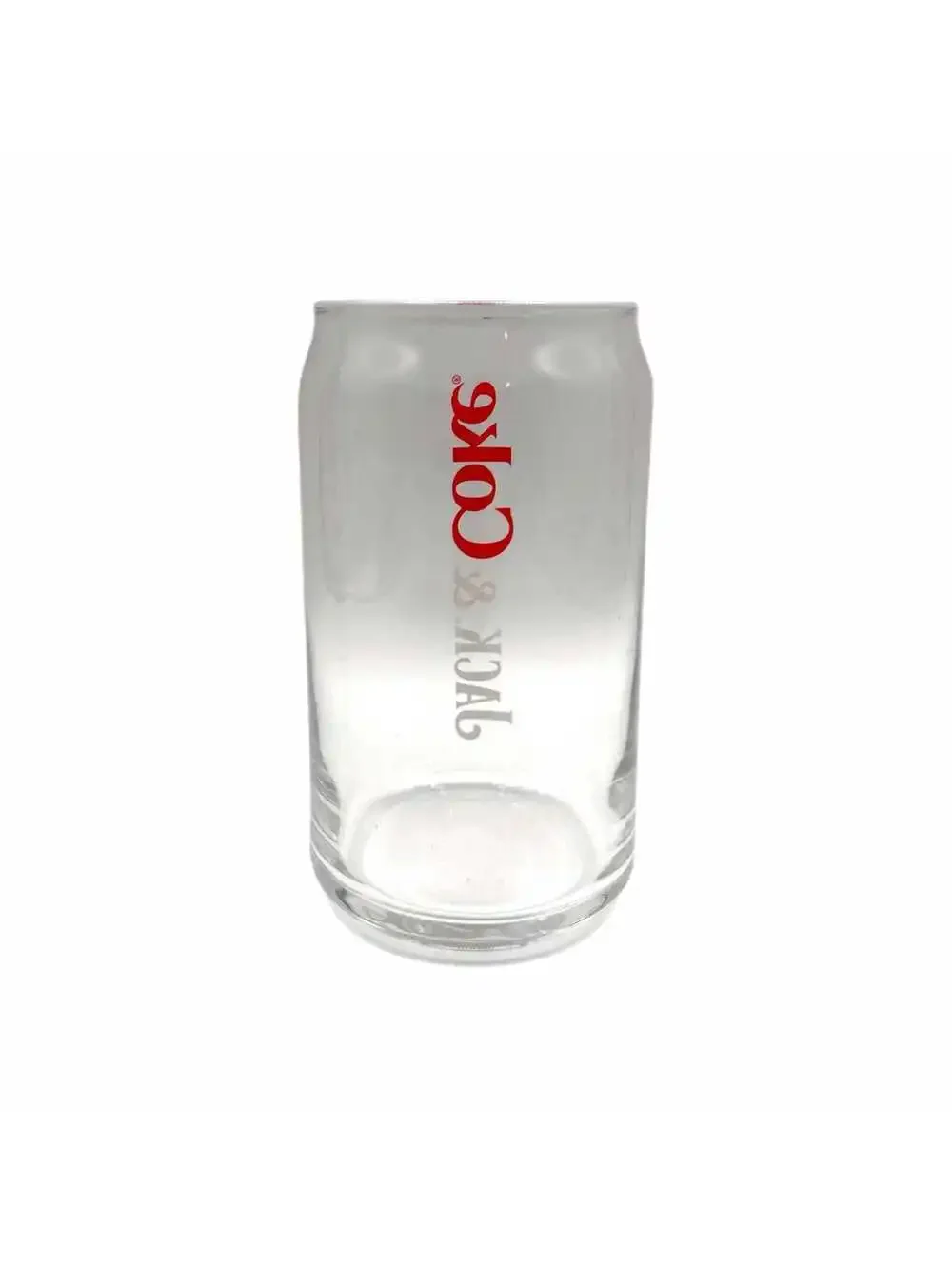 Vintage Jack & Coke 12oz Can-Shaped Tumbler Glass